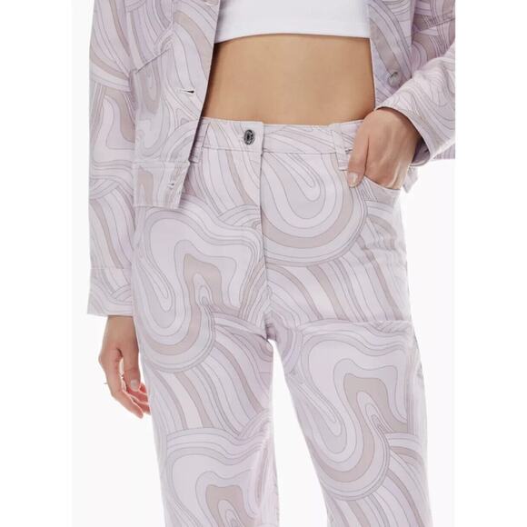 Wilfred Free Vera Pant  High-waisted Twill Pants size 4 Boho Streetwear Whimsy - Picture 3 of 14